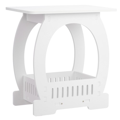 Side table with storage - side,