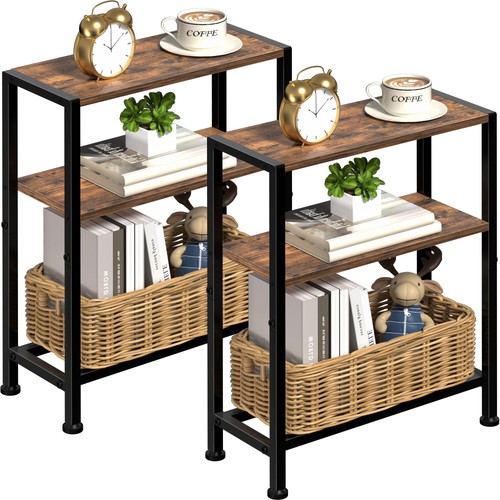 Narrow side table set for - table,